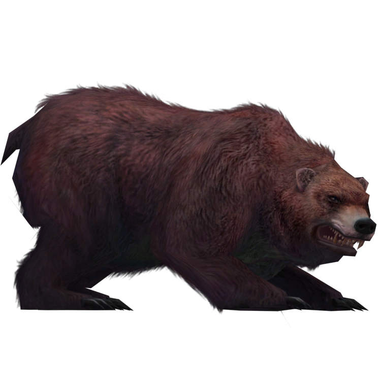(Animal-0023) -3D-Monster Bear-Tempo libero